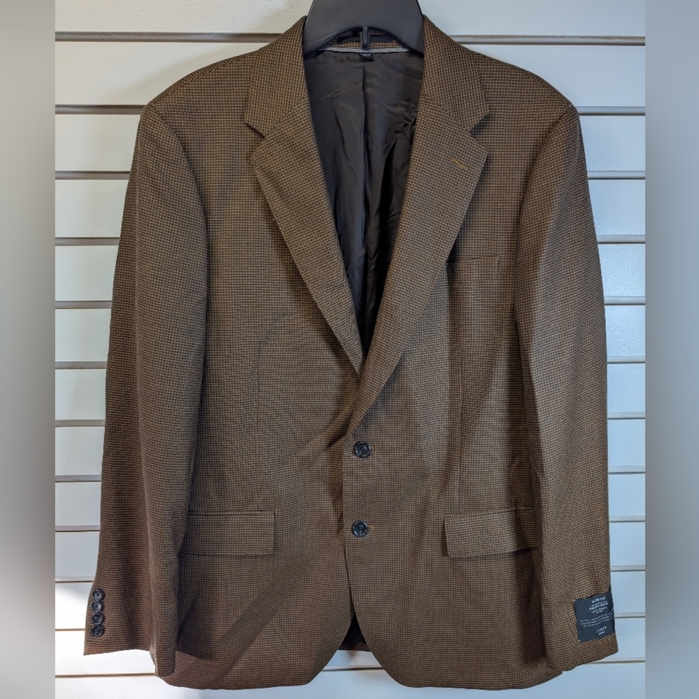 J. Crew Ludlow Slim-Fit Suit Jacket Italian Wool Houndstooth Size 42r Nwt